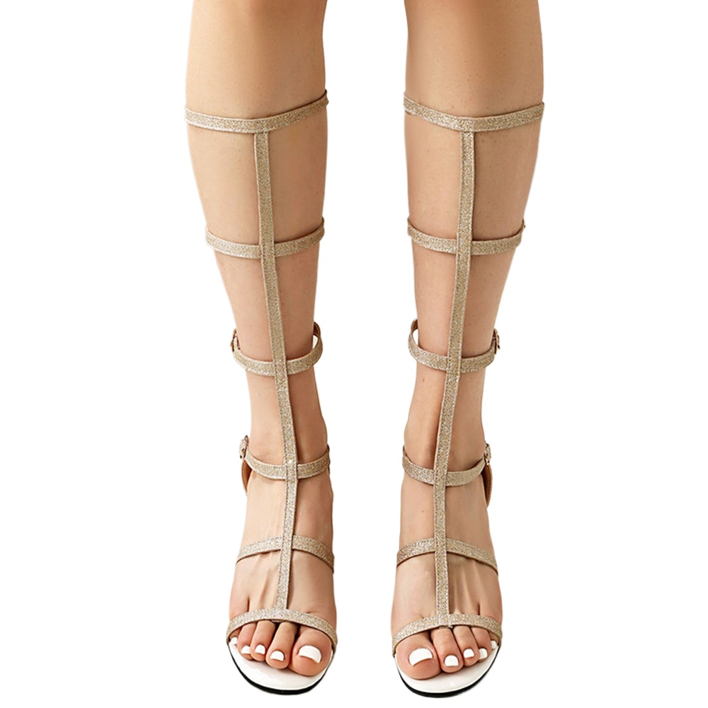 Women'S Shoes For Wide Feet - Sandali da donna con cinturini stile