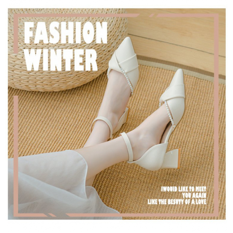 Women'S Shoes For Wide Feet - Sandali con Tacco Alto e Cinturino