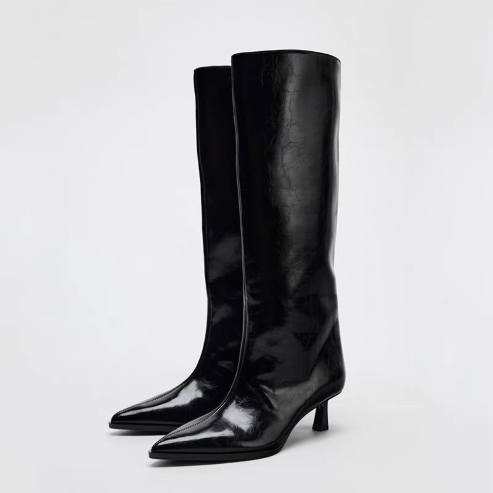 Women'S Shoes Wide Width - 2026 Stivale largo Tubo Punta a