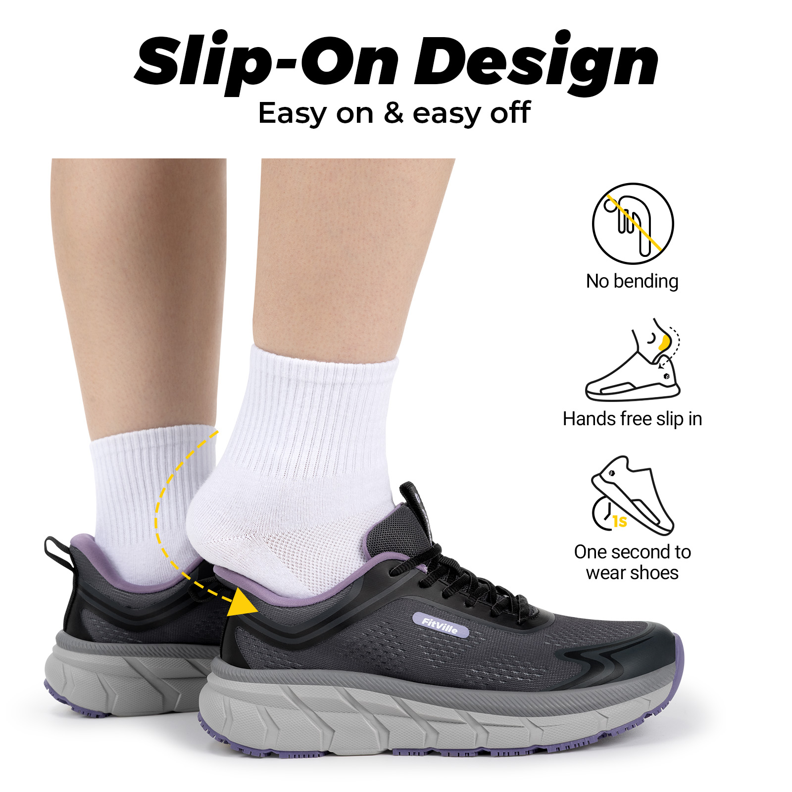 Scarpe Sportive da Donna Fitvi - Women'S Shoes Wide Width recensione e prezzo