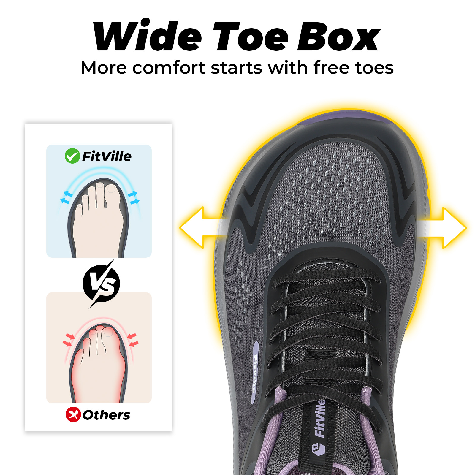 Scarpe Sportive da Donna Fitvi - Women'S Shoes Wide Width recensione e prezzo