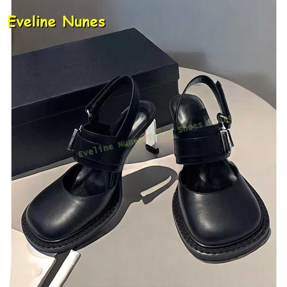 Sandali Mary Jane da donna ner - Square Toe Mule recensione e prezzo